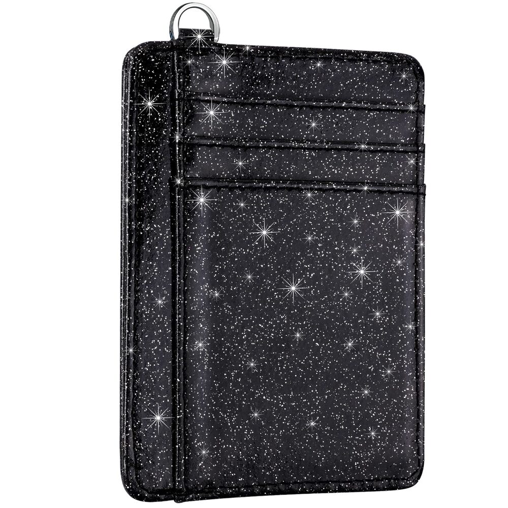 9876 Slim Front Pocket Wallet RFID ID Card Holder Cute Small Wallet